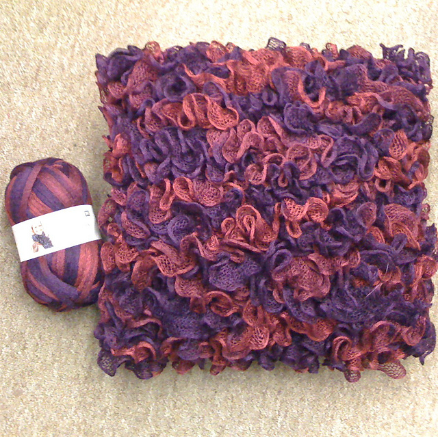 Ravelry: Cancan Cushion pattern by Kay Bartlett
