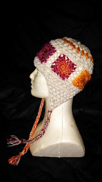 Colleen's Earflap Granny Hat