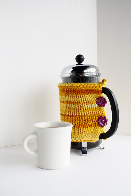 Daffodil French Press Cozy