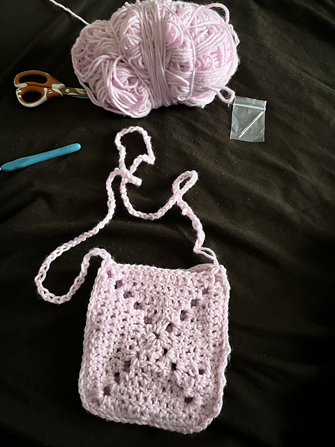 Sabrina's Granny Square Purse