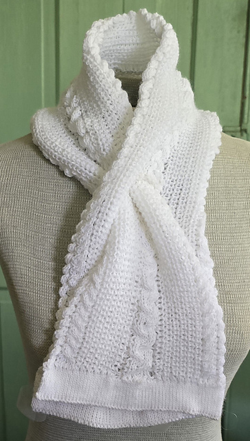 Knitter's Favorite Keyhole Scarf