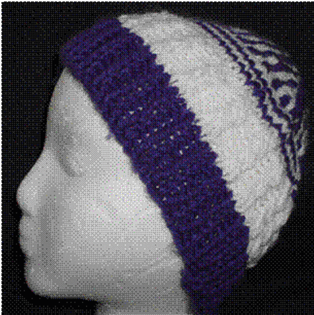 Cables & Stripes Kiss Hat