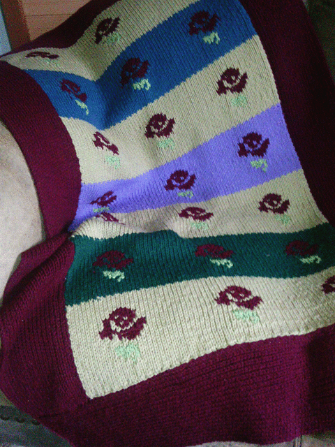 Rose Garden Afghan