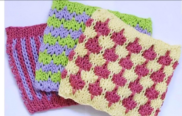Tuck Stitch Dish & Bath Cloths