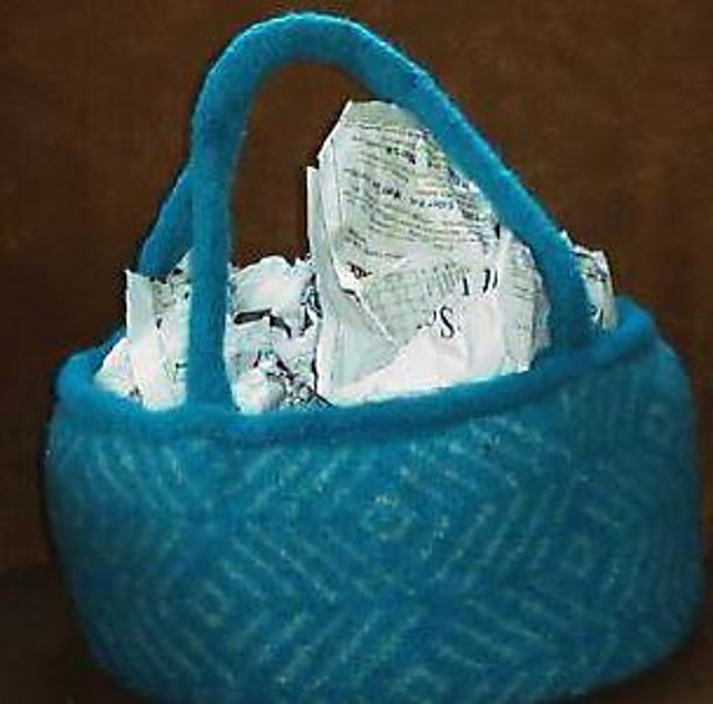 Fabulous Felted Market Basket