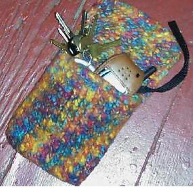 felted mini bag