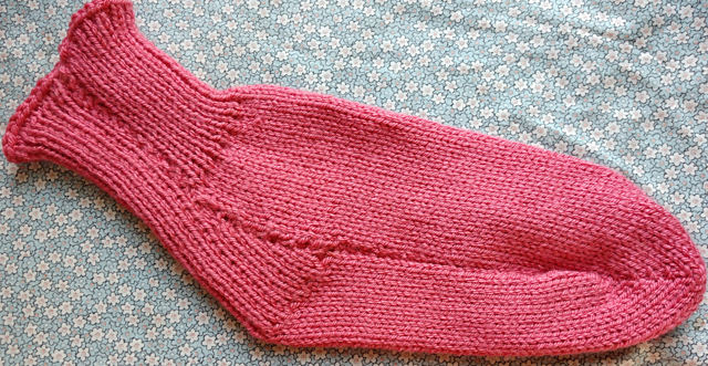 Unisex Heavenly Heels Worsted Weight Socks