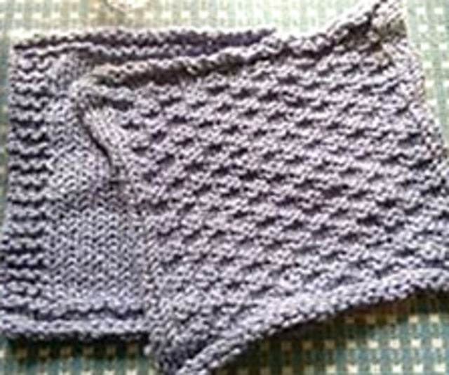 Inside Out Aran Dishcloths
