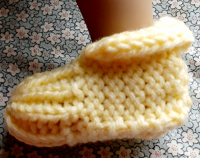 Classic Slippers for Machine Knitters