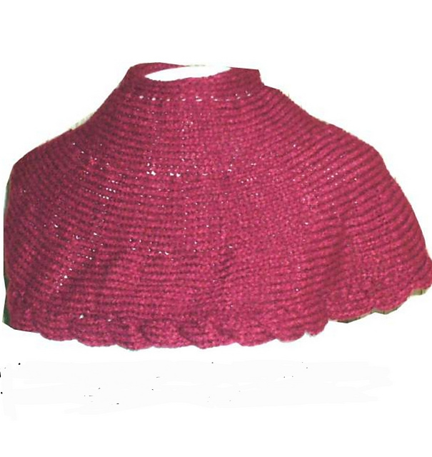 Circular (not) Cabled Capelet