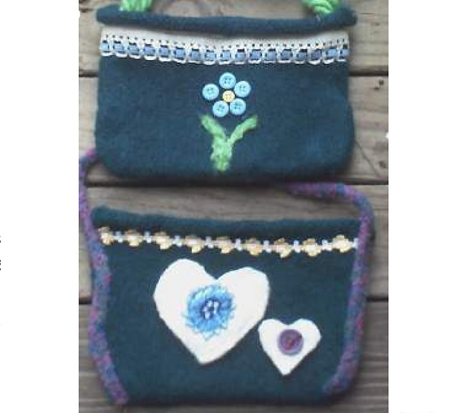 Festive Felted Bags