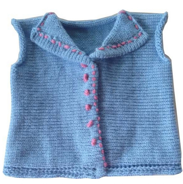 Simple Sideways  Baby Vest