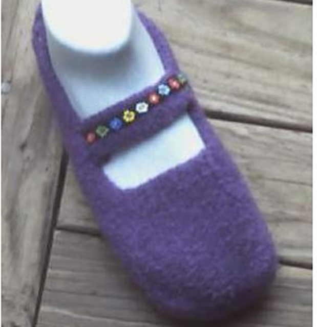 Fabulous Felted Mary Janes/Ballet Flats