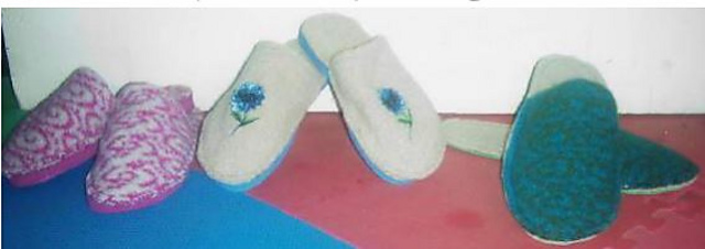 Fabulous Felted Carpet Slippers