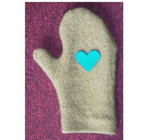 Felted Oven Mitt