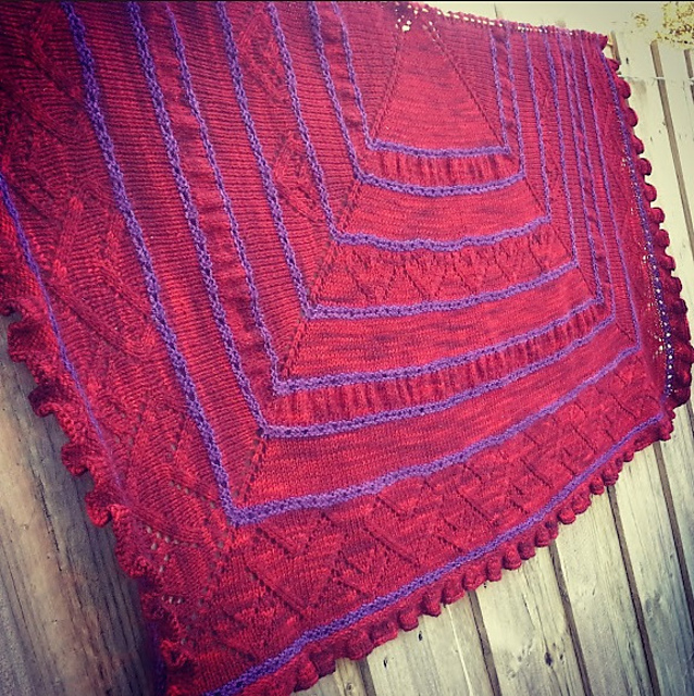 a little love, a mystery shawl...