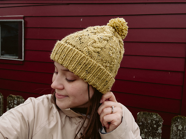 Lost Cable Beanie