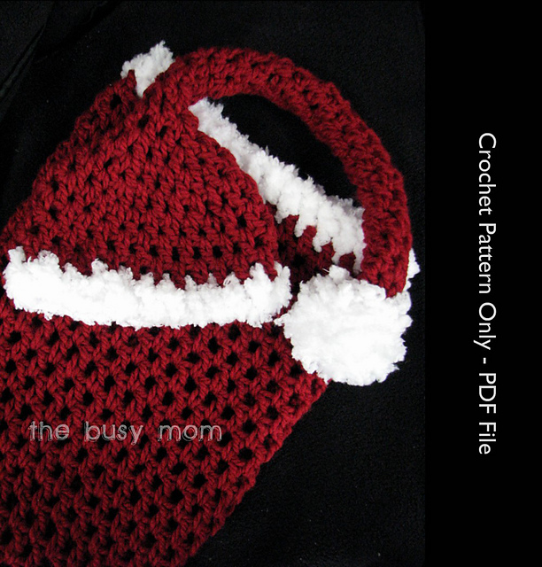 Santa Baby Cocoon and Matching Sleeper Hat Set