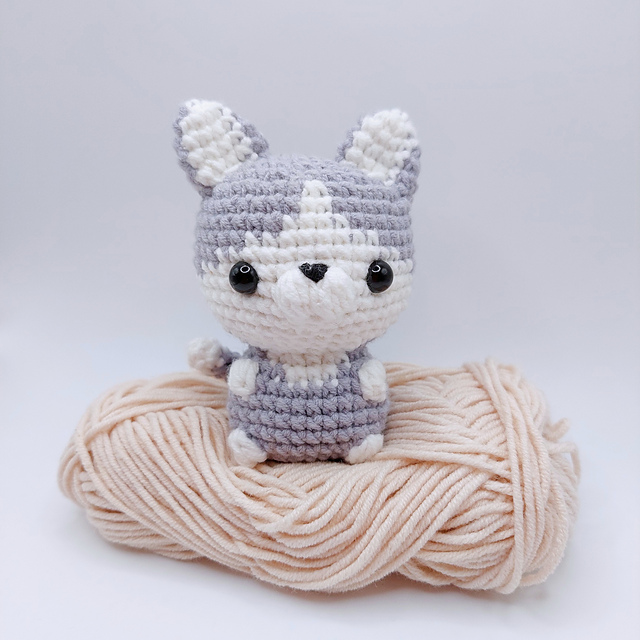 Siberian Husky Puppy Amigurumi