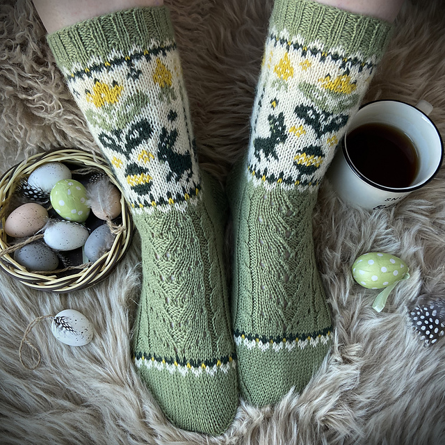 Easter Bunnies Socks
