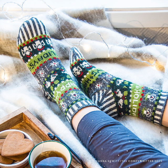 Happy Holidays Socks