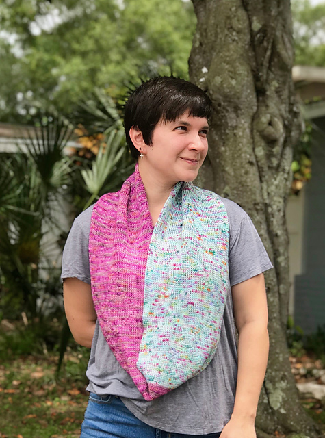 Tunisian Zen Cowl