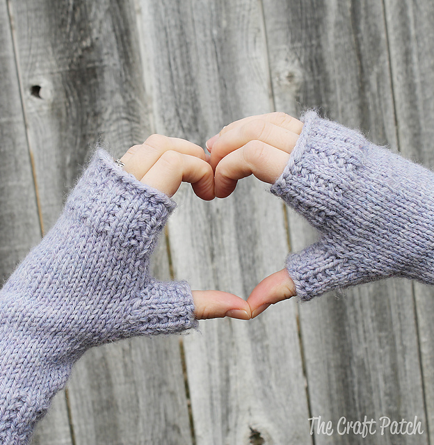 Happy Hands Fingerless Mitts