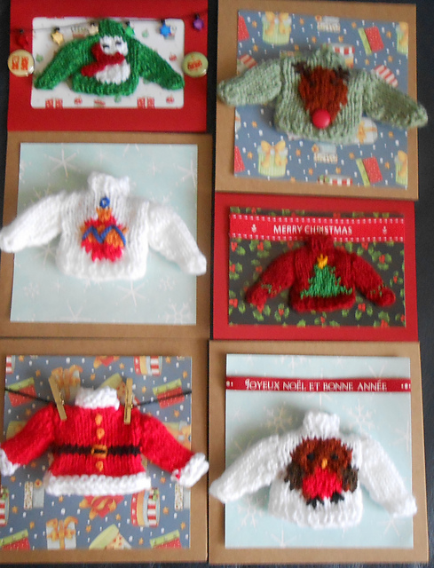 Mini Sweater Christmas Cards