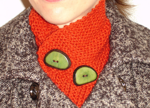 All Buttoned Up Scarf