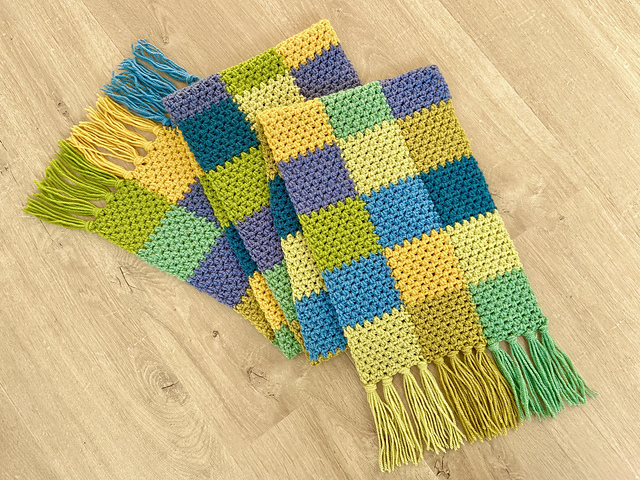 Checked Scarf
