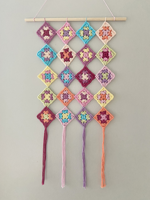 Granny Square Wall Hanging