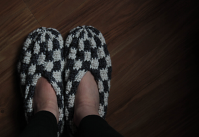 Classic Checkerboard Slippers