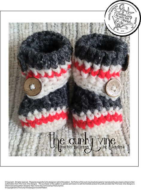Baby Sock Monkey Slippers