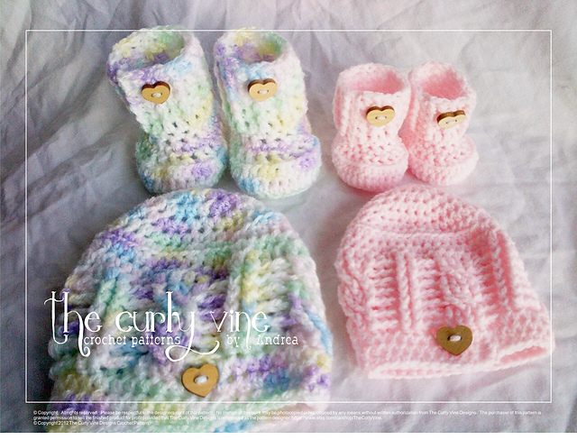 Baby Hat & Booties