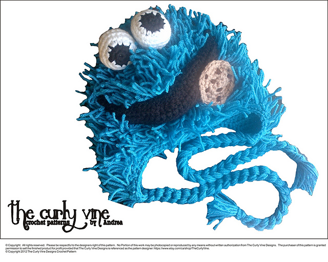 Cookie Monster Hat