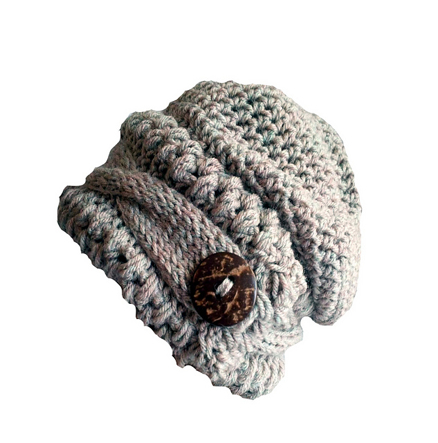 Slouchy Cable Hat