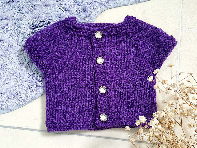 Preemie Sweetpea Cardigan