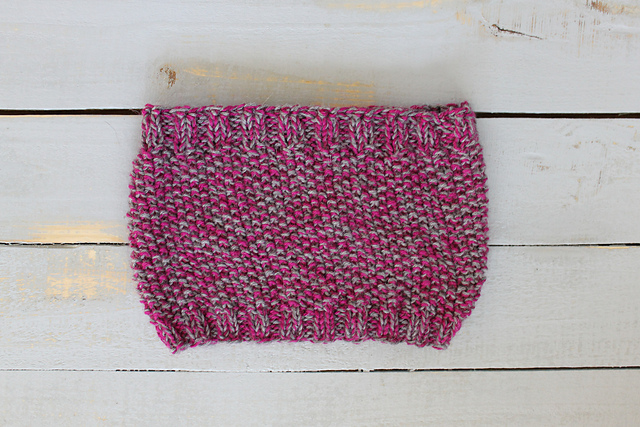 Marled Seed Stitch Cowl
