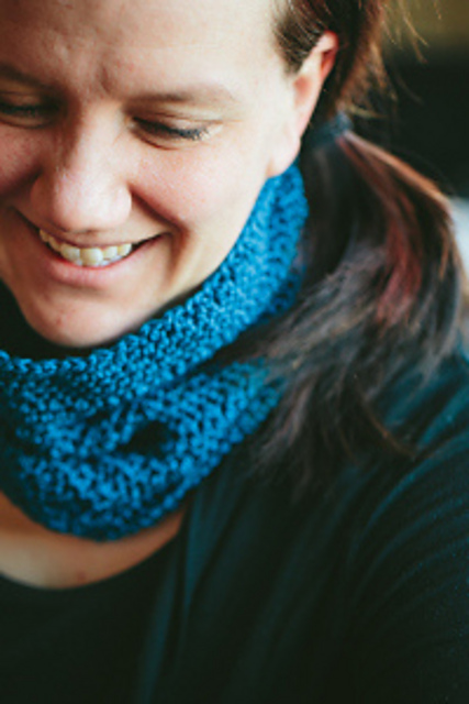Blue Jewel Cowl Hat