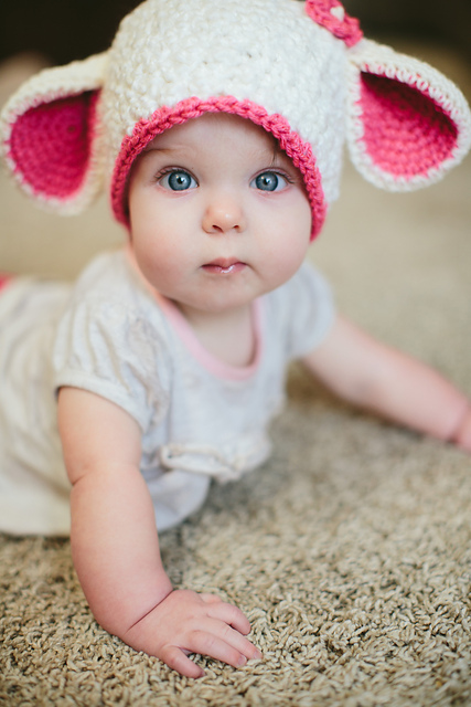 Mommy has a Little Lamb Hat
