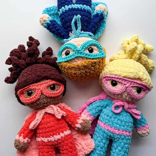 Plush Friendly Superhero