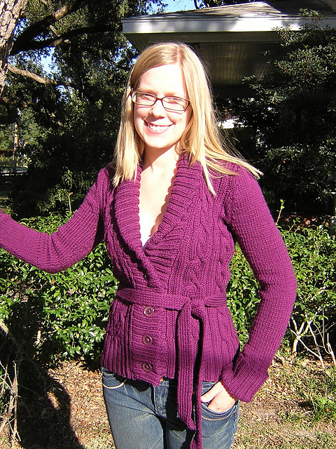 #19 Cabled Cardigan