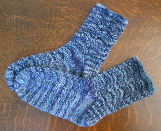 Marie's Lacy Sock