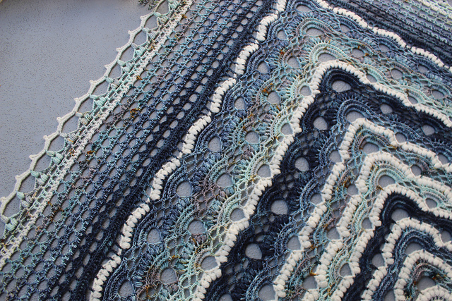 Oceanborn shawl