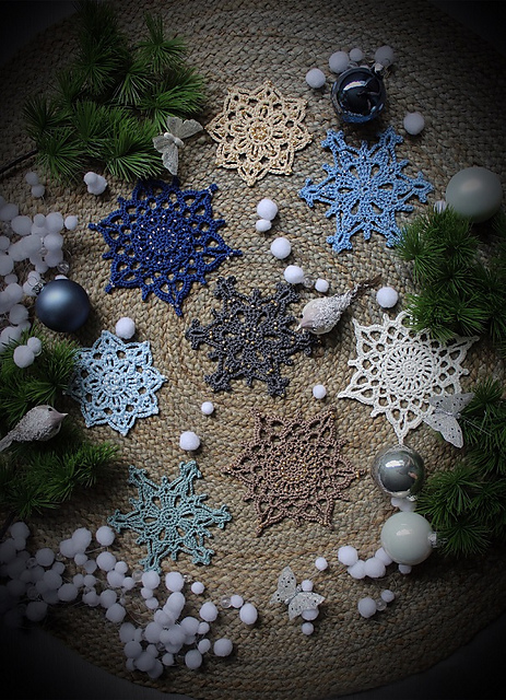 Shimmering Snowflakes