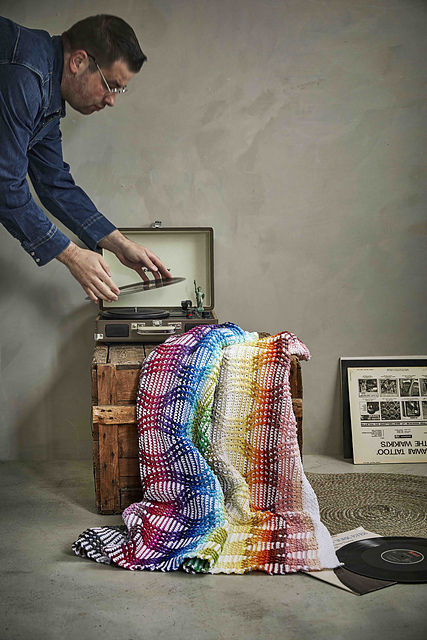 Rainbow Subway Blanket