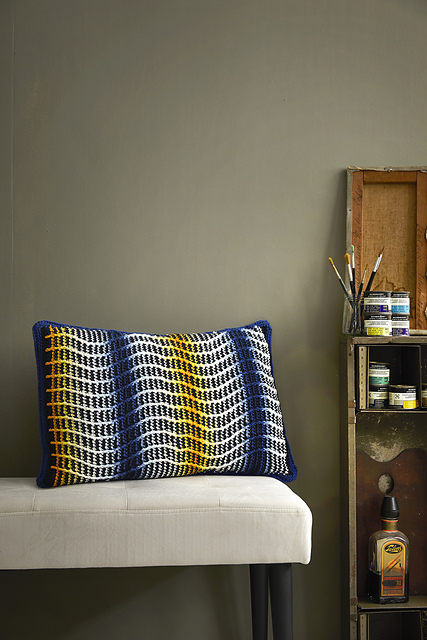 Painted Stripes Cushion