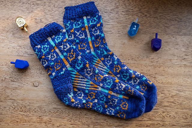 Dreidel Socks