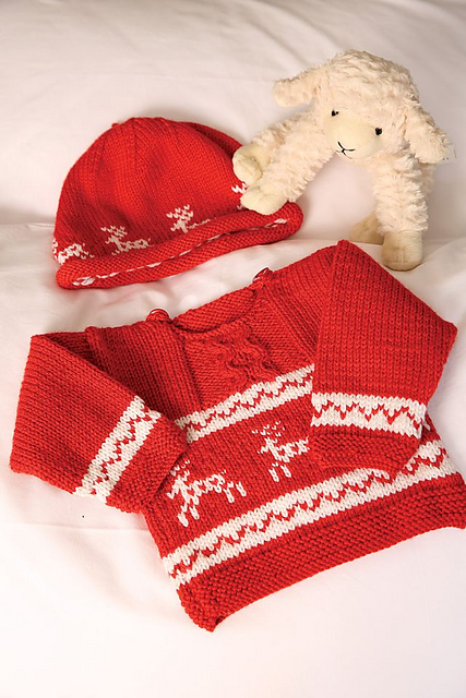 Baby Reindeer Jumper & Hat
