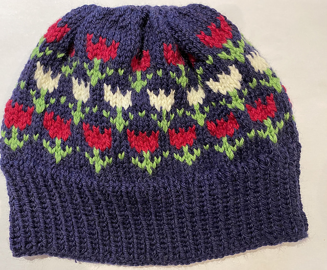 Flowers in the sun beanie